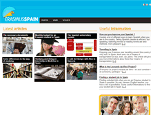 Tablet Screenshot of erasmus-spain.net